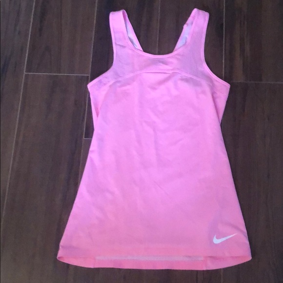 NIKE WORKOUT TANK TOP - PINK - XS - Picture 1 of 2